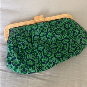 Blue & Green clutch